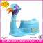 Cartoon shaped plastic baby toilet trainer with music