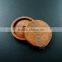 25mm setting size vintage style natual log wood round bezel pendant setting DIY findings supplies 1411135