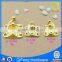 decorative combination lock light gold metal clasp locks