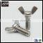 Factory Price DIN315 Stainless Steel 316 Wing Nuts Bolt Screw