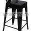 Steel Bar Stool With Backrest,height Seat-from Manufactory