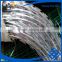 450mm coil diameter concertina electric galvanized/hot-dipped galvanized razor barbed wire