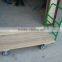 panel cart with solid deck covering with carpet and uprights