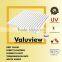 Co-Extruded Plastic Polycarbonate Corrugated Sheet (Valuview Opal MINI)
