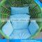 Elegant Stylish Rattan Wicker Indoor Cane Swing Chair With Stand For Adults