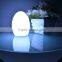 Egg Shape Rechargeable Battery LED Table Lamp