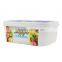 Rectangular IML Plastic Ice Cream Tubs Packaging,64 oz IML Ice Cream Container Walmart