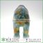 adorable customized hot decoration hand painted OEM art decor cute novelty ceramic elephant piggy bank