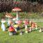 Resin mushroom yard ornament outdoor garden mushroom statues