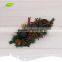 GNW CHGR-1607037 Customized Promotional wholesale PVC Christmas candle garland with golden Bauble