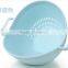Plastic drainer basket rack colander for fruit with handle,vegetable filter, basket strainer for kitchen