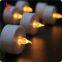 yellow flamess small tea light for temple using, wedding holiday halloween christmas home decoration tea light