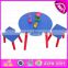 2015 New cute childrens table and chairs,popular wooden chairs and tables and hot sale WO8G100-x