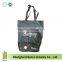 Norwegian Black Shopping Bag Foldable into a Zipper Pouch, Reusable shopping bags