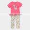 China Company Girls Boutique Clothing Summer 2016 Girl Clothes Set Lovely Children Clothing