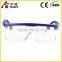 Adjustable blue frame safety glasses with transparent lens,eyewear manufacturer