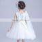 2017 dress for children with customizable sash child white angel dresses