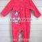 Baby Winter Cute Embroidery Design Romper