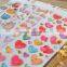 Custom children carton sticker cheap epoxy/pvc/pet sticker die-cut adhesive sticker
