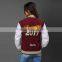 Customize Custom Made Women Ladies Winte Baseball College Cheap American High School Fashion Uniform Baseball Varsity Jacket