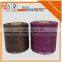 100% polyester 210d/1x16 flat braid waterproof waxed thread