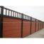 Easy install eco-friendly wpc wood plastic composite fence from honhyuan china