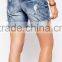 Ladies Boyfriend Super Ripped Denim Short Denim Jeans Shorts