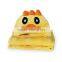 yellow chicken baby bathrobe kids baby hooded bath towel