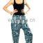 Drawstring Elephants Stamp Pattern Boho Baggie Ginnie Yoga Aladin Thoursers Pants