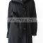 wholesale luxurious women's style 100%Cashmere winter coat with mink fur collar