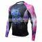 OEM is Available Printed Long-sleeved Men's Sports Compression Wear