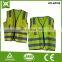 factory / suppliers polyester class2 tape made fluo high vis EN20471 supplier warning safety vest