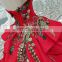 LS00289 sleeveless turkish dress girl sequin evening sexy red lace prom party morden dress