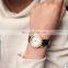 Luxury Rhinestone Glitter Watch Women Genuine Leather watch Diamond Hour Clock Ladies Watch