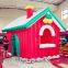Red Inflatable Christmas House for Decoration