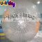 transparent pvc giant inflatable human hamster zorb ball on the snow