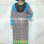 Women long sleeve maxi dress design african stone work printed embellished kaftans