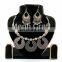 Vintage Gypcy Style Oxidized Pendant Set- Navratri Special Banjara Necklace- Women Navratri Wear Oxidized Necklace Set
