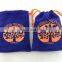 Hot sales high quality custom logo printed drawstring colorful jewelry pouch