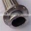 Stainless steel flexible braided metal hose for pump connector with flange ends