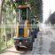 1ton wheel loader 4WD front end loader mini loader with CE