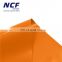 Supply single color double face polyester 1000d pvc coated tarpaulin