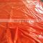 0.6mm orange color laminated PVC tarpaulin for cheap price