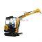 1.8 Ton Full Hydraulic Small Crawler Type  Excavator Mini Digger Machine Price For Sale