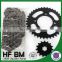 CG125 factory sale motorcycle timing chain, sprocket high precision