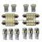 14x White LED light interior package kit For 1999-2016 Ford F250 F350 Super Duty AE000808