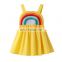 Girls Baby Dress 2020 Summer Rainbow Children's Dress Childrenswear Wholesale