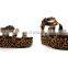 2020 new high Wholesale Personalized Women Slides Women's Shoes Flat Greek Ankle Strap leopard Sandals