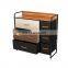Customized 5L-612 Large Capacity Chest fabric chest drawer storage tower organizer unit for bedroom