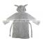 Ultra soft and absorbent baby rabbit bathrobe hooded toddler bathrobe